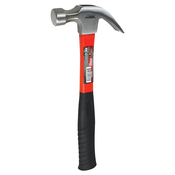 Mighty Maxx Claw Hammer Fiberglass Handle 16oz 083-10313 | Zoro